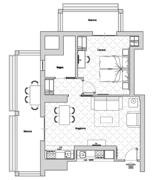 צ'סנטיקו Residence Elisabetta מראה חיצוני תמונה